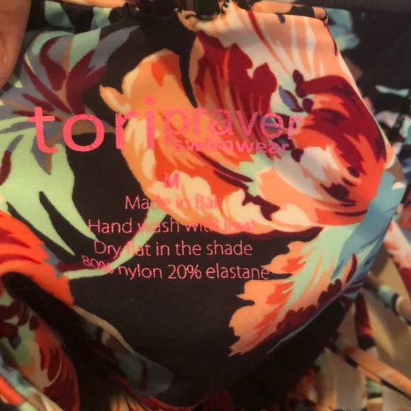 Tori Praver onepiece floral M - Picture 7 of 7